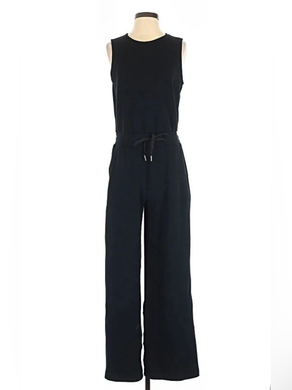 SPANX | AirEssentials Jewelneck Sleeveless Jumpsuit | Black | M